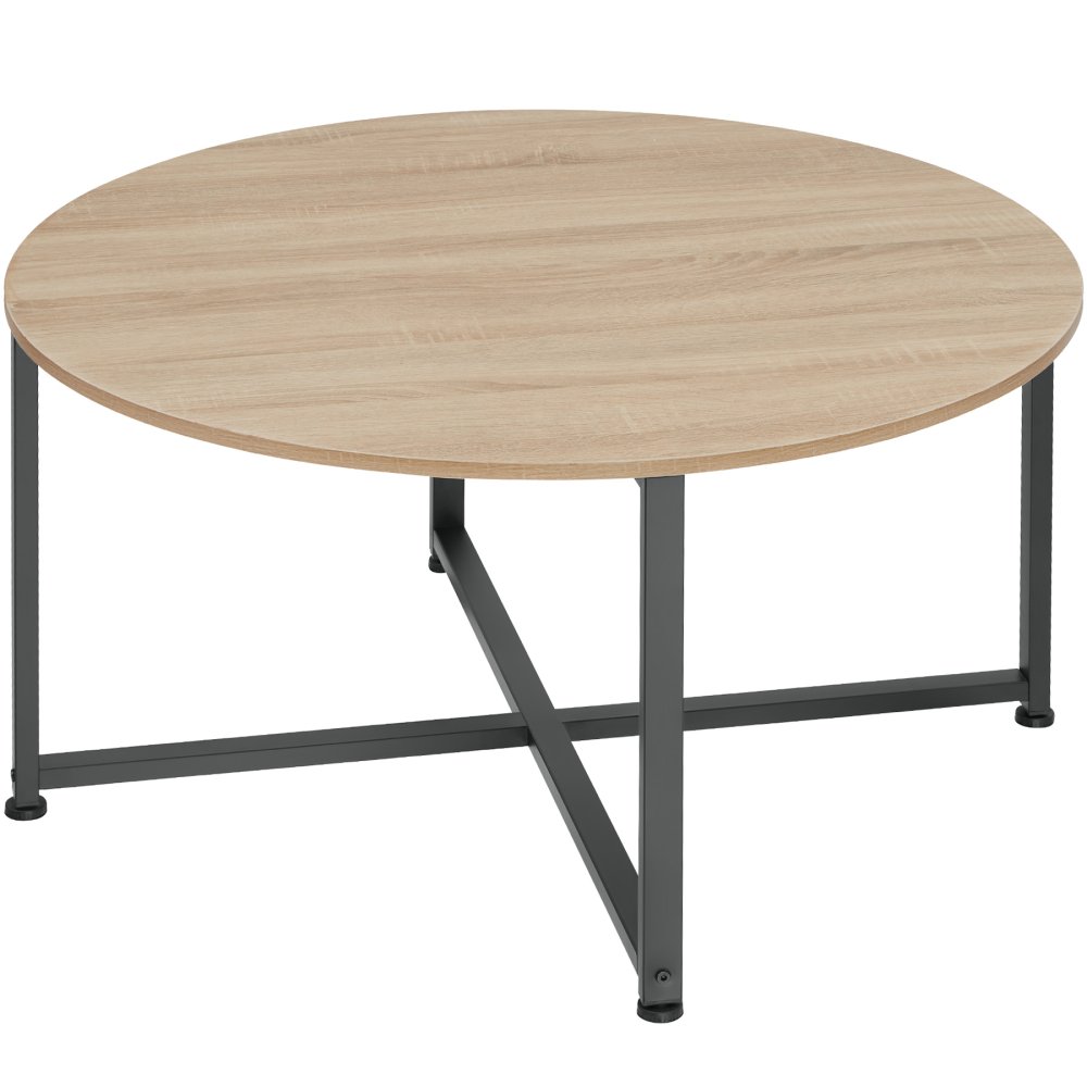 tectake Konferenčný stolík Aberdeen 88,5x47cm - Industrial svetlé drevo, dub Sonoma